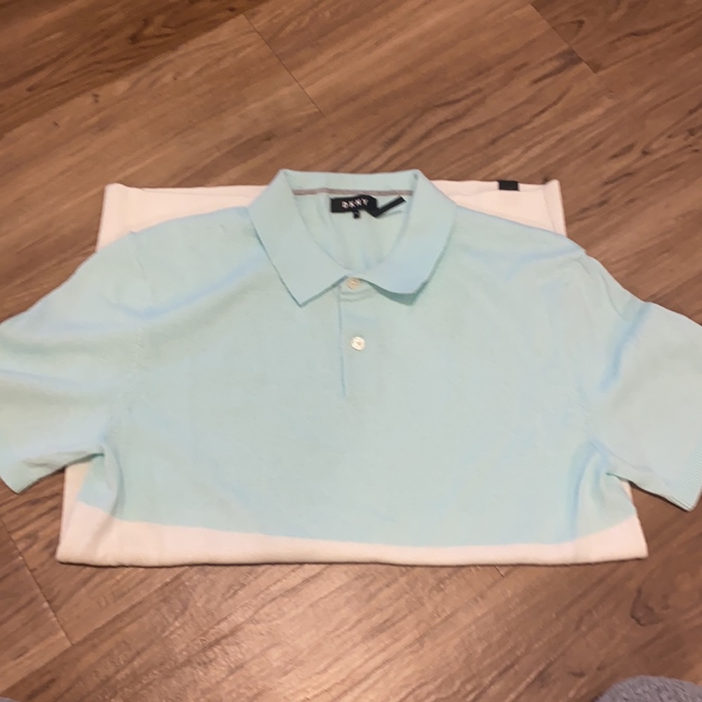 Men’s DKNY Polo Size Medium - Picture 3 of 4
